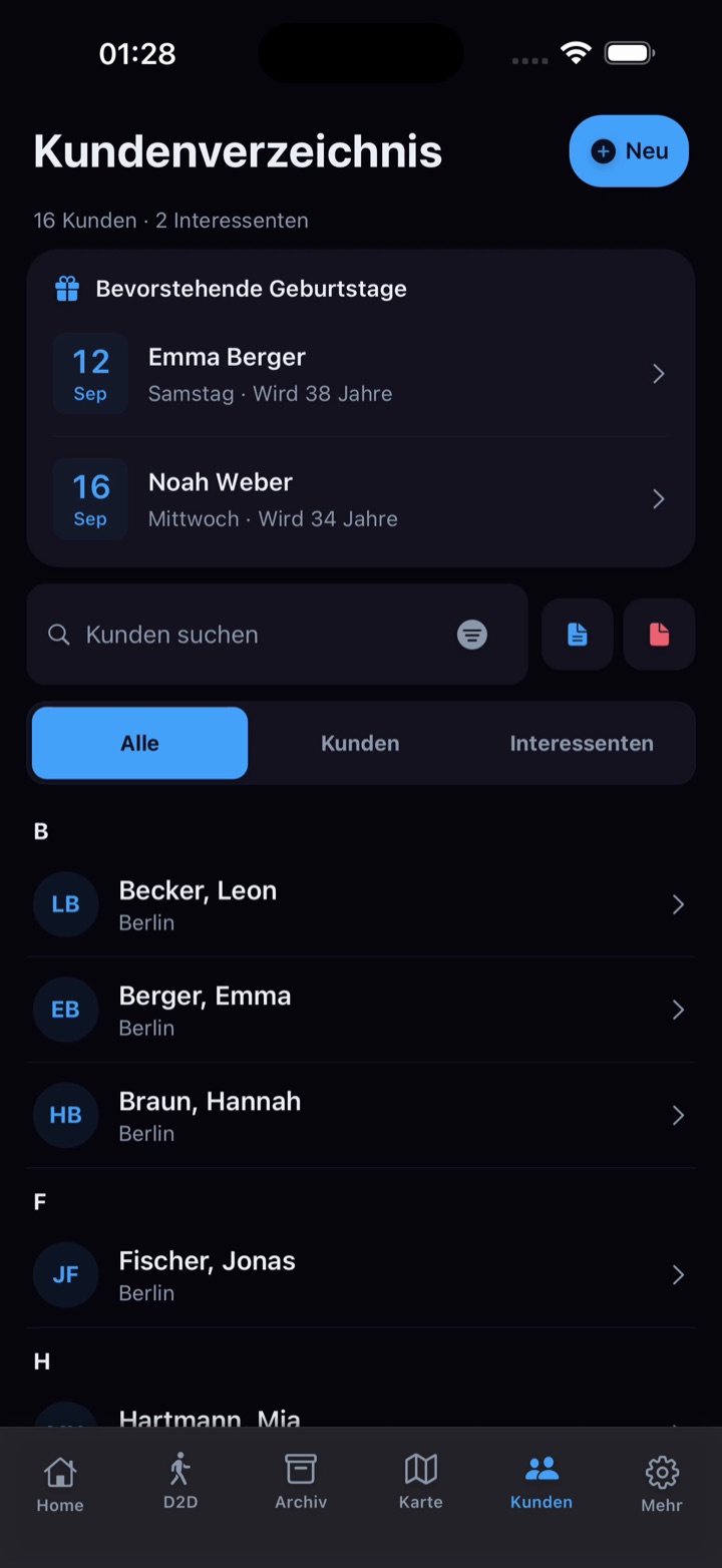 Aus Kontakten werden Kunden